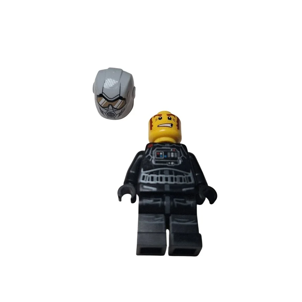 Lego Minifigure Helmet Star Wars Irish Mixed Set‎ Angry Villain Robot Red Head